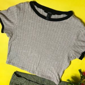 Forever 21 Tan Crop Top